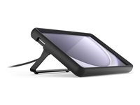 Compulocks Galaxy Tab A9 8.7" Secured Kickstand - Stötsskydd för surfplatta - fällbart ställ - gummi - svart - för Samsung Galaxy Tab A9 870KS01KL