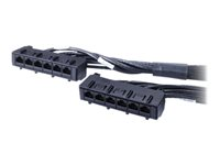 APC - Nätverkskabel - TAA-kompatibel - RJ-45 (hona) till RJ-45 (hona) - UTP - CAT 6 - svart DDCC6-023