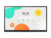 Samsung Interactive Display WA65F - 65" Diagonal klass WAF Series LED-bakgrundsbelyst LCD-skärm - utbildning/företag - med pekskärm (multitouch) - Android - 4K UHD (2160p) 3840 x 2160 - svart LH65WAFWLGCXEN
