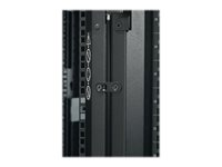 APC NetShelter SX Enclosure - Rack - svart - 48U - 19" AR3307X617