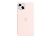 Apple - Skydd för mobiltelefon - MagSafe-kompatibilitet - silikon - Light Pink - för iPhone 15 Plus MT143ZM/A
