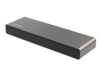 StarTech.com Thunderbolt 3 Dock, Dual 4K 60Hz Monitor TB3 Docking Station with DisplayPort, HDMI & 1080p VGA, 85W Power Delivery & Charging, Gigabit Ethernet, Universal Thunderbolt 3 Dock - TB3 Dock w/ 85W PD (TB3DK2DHVUE) - Dockningsstation - Thunderbolt 3 - VGA, HDMI, 2 x DP - 1GbE - Storbritannien, Europa TB3DK2DHVUE