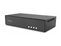StarTech.com - Omkopplare för tangentbord/video/mus - säker - 4 x KVM port(s) - 1 lokal användare - skrivbordsmodell - TAA-kompatibel CK4-PM204C