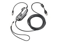 HP Poly SHS 2355-12 - PTT (push-to-talk)-tillbehör för headset - USB, enkanalig, serialiserad - TAA-kompatibel - för Poly SHS 2355-12 8K713AA