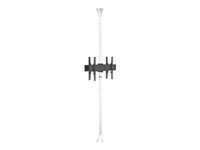 Multibrackets M Floor to Ceiling Mount Pro MBFC2U - Monteringssats (golv till takmontering) - för 2 LCD-bildskärmar - aluminium, stål - krom - skärmstorlek: 40"-65" 7350073735723