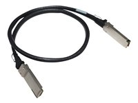 HPE Aruba - 1000Base direktkopplingskabel - QSFP28 till QSFP28 - för HPE Aruba 8325-32C, 8325-48Y8C; CX 10000 Empty Chassis, 8360-12C V2, 8360-16Y2C V2 R0Z25A