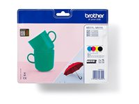 Brother LC227XLVALBP - 4-pack - Lång livslängd - svart, gul, cyan, magenta - original - blister - bläckpatron - för Brother DCP-J4120DW, MFC-J4420DW, MFC-J4625DW LC227XLVALBP