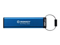 Kingston IronKey Keypad 200 - USB flash-enhet - krypterat - FIPS 140-3 Level 3 - 32 GB - USB 3.2 Gen 1 IKKP200/32GB