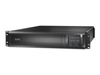 APC Smart-UPS X 3000 Rack/Tower LCD - UPS - AC 208/230 V - 2.7 kW - 3000 VA - 1-fas - Ethernet 10/100, RS-232 - utgångskontakter: 11 - 2U - svart - APC Take-Back SMX3000RMHV2UNC