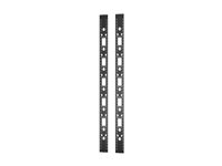 APC Easy Rack - Tillbehörskanal (vertikal) - svart - 48U (paket om 2) ER7RCC48