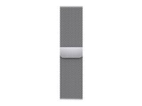 Apple - Slinga för smart klocka - 130 - 180 mm - silver - för Watch Hermès Series 7, Hermès Series 9, SE 3, Series 10, Series 11, Series 8, Series 9 ML753ZM/A