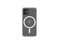 Belkin SheerForce Magnetic Anti-Microbial - Baksidesskydd för mobiltelefon - MagSafe-kompatibilitet - klar - tunn, lätt - för Apple iPhone 12 mini MSA001BTCL