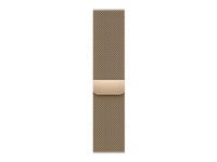 Apple - Slinga för smart klocka - 150 - 200 mm - guld - för Watch Hermès Series 9, SE 3, Series 10, Series 11, Series 8, Series 9, Ultra 2, Ultra 3 ML763ZM/A