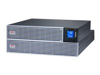 APC Easy UPS On-Line - UPS (kan monteras i rack) - AC 230 V - 1800 Watt - 2000 VA - litiumjon - RS-232, USB - utgångskontakter: 6 - 4U - 19" - svart med silver - för Modbus Card SRVSMB001 SRVL2KRILRK