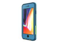 LifeProof FRE - Skyddande vattentätt fodral för mobiltelefon - polykarbonat - banzaiblå - för Apple iPhone 7, 8, SE (3rd generation), SE (andra generationen) 77-56792