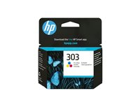 HP 303 - 4 ml - färg (cyan, magenta, gul) - original - bläckpatron - för ENVY Photo 62XX, Photo 71XX, Photo 78XX; ENVY Inspire 72XX, 79XX T6N01AE#UUQ