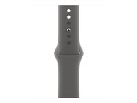 Apple - Band för smart klocka - 42mm - storlek S/M - stone grey - för Watch Hermès Series 7, Hermès Series 9, SE 3, Series 10, Series 11, Series 8, Series 9 MXLG3ZM/A