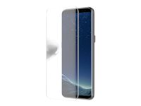 OtterBox Clearly Protected Skin - Baksidesskydd för mobiltelefon - svart, transparent - med Alpha glasskärmsskydd - för Samsung Galaxy S8 78-51251