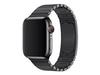 Apple 38mm Link Bracelet - Klockrem för smart klocka - 135-195 mm - space black - för Watch Hermès Series 7, Hermès Series 9, SE 3, Series 10, Series 11, Series 8, Series 9 MUHK2ZM/A