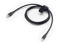 mophie charge stream - Lightning-kabel - 24 pin USB-C hane till Lightning hane - 1 m - svart - stöd för strömleverans på upp till 30 W 409912831