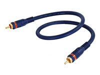 C2G Velocity - Digital audiokabel (koaxial) - RCA hane till RCA hane - tredubbelt skärmad koaxial 80263