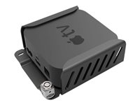 Compulocks Apple TV Security Mount (4th, 4k 1-2nd Gen) (2018-2021) - Monteringssats (säkerhetshållare, låshuvudenhet) - för mediabox - höggradig aluminium - gagatsvart - monteringsgränssnitt: 75 x 75 mm - för Apple TV 4K (1st gen, 2nd gen), HD (3rd gen, 4th gen) ATVEN35