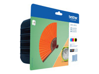 Brother LC129XL Value Pack - 4-pack - svart, gul, cyan, magenta - original - förpackning med stöldmärkning - bläckpatron LC129XLVALBPDR