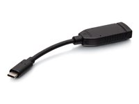 C2G USB C to HDMI Adapter - USB C to HDMI Dongle - 4K 60Hz - M/M - Videokort - USB-C hane till HDMI hona - 16.4 cm - svart - 4K60Hz stöd C2G30035