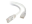 C2G Cat5e Booted Unshielded (UTP) Network Patch Cable - Patch-kabel - RJ-45 (hane) till RJ-45 (hane) - 30 cm - UTP - CAT 5e - formpressad, hakfri, tvinnad - vit