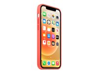 Apple - Skydd för mobiltelefon - med MagSafe - silikon - rosa citrus - för iPhone 12, 12 Pro MHL03ZM/A