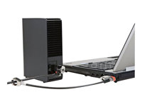 Kensington ClickSafe Keyed Twin Laptop Lock - Lås för säkerhetskabel K64638WW