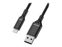 OtterBox Standard - Lightning-kabel - Lightning hane till USB hane - 1 m - svart 78-52525