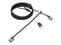 Kensington MicroSaver 2.0 Keyed Twin Laptop Lock - Like Keyed - Säkerhetskabel K65099L