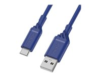 OtterBox Standard - USB-kabel - USB-C (hane) till USB (hane) - USB 2.0 - 3 A - 1 m - koboltblå 78-52662