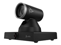 HP Poly Studio E60 - Konferenskamera - PLZ - färg - 2 x 8 MP - 3840 x 2160 - 4K UHD (3840 x 2160), 2160p - ljud - LAN - USB - Likström 12 V/PoE Plus - TAA-kompatibel 9W1A7AA#AC3
