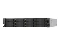 QNAP TS-H1277AXU-RP - NAS-server - 12 fack - kan monteras i rack - SATA 6Gb/s - RAID 0, 1, 5, 6, 10, 50, 60, JBOD - RAM 32 GB - 2.5 Gigabit Ethernet / 10 Gigabit Ethernet - iSCSI support - 2U TS-H1277AXU-RP-R7-32G