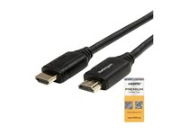 Startech Premium Höghastighets HDMI-kabel med Ethernet - 4K 60 Hz - 2 m - HDMI-kabel med Ethernet - HDMI hane till HDMI hane - 2 m - svart - för P/N: EXTEND-HDMI-4K40C6P1, KITBXAVHDPEU, KITBXAVHDPUK, KITBXDOCKPEU, KITBXDOCKPUK HDMM2MP
