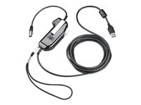 HP Poly SHS 2371-11 - PTT (push-to-talk)-tillbehör för headset - USB, stereo, ej seriell - TAA-kompatibel - för Poly SHS 2371-11 8K718AA