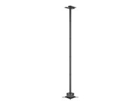 Multibrackets M Pro HD Series - Monteringssats (takmontering) - kraftig - för projektor - 2350 mm, 40 kg - svart 7350105213588
