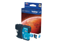 Brother LC1100HYC - Lång livslängd - cyan - original - bläckpatron - för Brother DCP-6690CW LC1100HYCBPDR
