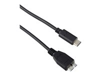 Targus - USB-kabel - USB-C (hane) till Micro-USB typ B (hane) - USB 3.0 - 3 A - 1 m - svart - Europa - för Targus 2K, Universal 2k, Universal 4k ACC925EUX