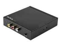 StarTech.com HDMI to RCA Converter Box with Audio - Composite Video Adapter - NTSC/PAL - 1080p (HD2VID2) - Videokonverterare - HDMI - kompositvideo - svart HD2VID2