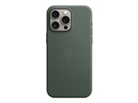 Apple - Skydd för mobiltelefon - MagSafe-kompatibilitet - FineWoven - evergreen - för iPhone 15 Pro Max MT503ZM/A