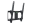 Multibrackets M Universal Tilt Wallmount Medium - Konsol - svart - skärmstorlek: 32"-55" - väggmonterbar