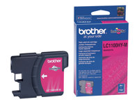 Brother LC1100HYM - Lång livslängd - magenta - original - bläckpatron - för Brother DCP-6690CW LC1100HYMBPDR