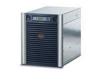 APC Symmetra LX 4kVA Scalable to 8kVA N+1 - Power Array (kan monteras i rack) - AC 220/230/240/380/400/415 V - 4000 VA - Ethernet 10/100 - utgångskontakter: 15 - 13U - svart, silver - för P/N: AR3103SP, AR3106SP, NBPD0160A, NBWL0355A, NBWL0356A, SMC1500I-2UC, SRT1000RMXLI SYA4K8RMI