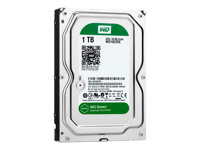 WD Green WD10EZRX - Hårddisk - 1 TB - inbyggd - 3.5" - SATA 6Gb/s - buffert: 64 MB WD10EZRX
