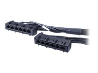 APC - Nätverkskabel - TAA-kompatibel - RJ-45 (hona) till RJ-45 (hona) - UTP - CAT 6 - svart DDCC6-045