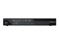 Cisco 897VA Gigabit Ethernet Security Router with SFP and VDSL2/ADSL2+ Bonding over POTS - Router - DSL-modem 8-ports-switch - 1GbE - WAN-portar: 3 - återanvänd C897VAB-K9-RF