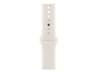Apple - Klockrem för smart klocka - 46mm - storlek S/M - starlight - för Watch Hermès Series 9, SE 3, Series 10, Series 11, Series 8, Series 9, Ultra 2, Ultra 3 MXM63ZM/A
